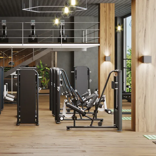 Gym floor, representative of the fitness centre at The Trilight Kokapet